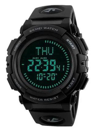 Часы спортивные skmei 1290bk | часы наручные электронные тактические | модные yo-417 мужские часы2 фото