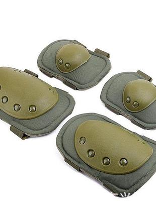 Тактичний комплект combat knee elbow pads для захисту колін та...