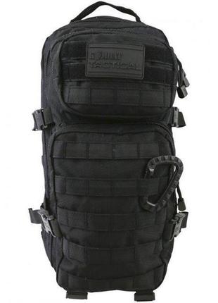Тактичний штурмовий рюкзак kombat tactical 28л чорний3 фото