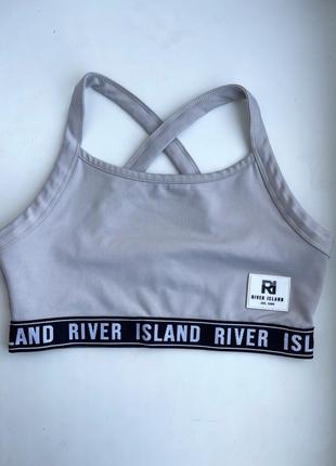 Спортивний топ river island підлітковий на дівчинку 11-12 років, 13-14 р., 152 см, на спорт, танці