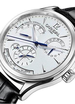 Carnival чоловічий механічний годинник carnival kinetic