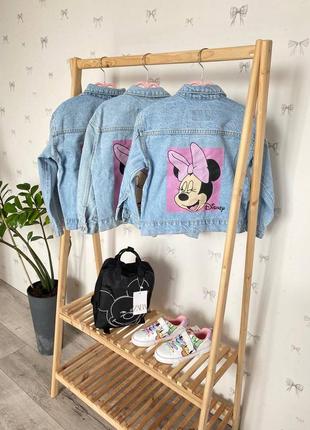 Джинсова курточка  minnie mouse zara