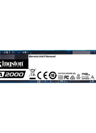 Жесткий диск (ssd) m.2 500gb kingston a2000 (sa2000m8/500g)