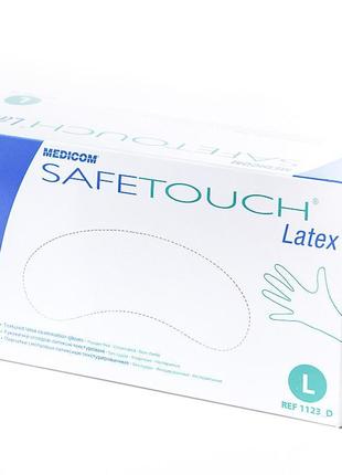 Рукавички латексні оглядові medicom safe-touch (1123_d) (розмі...