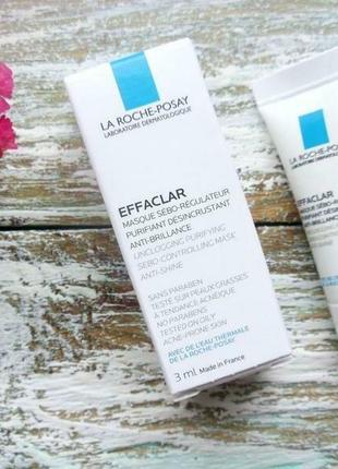 La roche-posay effaclar unclogging purifying sebo-controlling mask anti-shine.2 фото