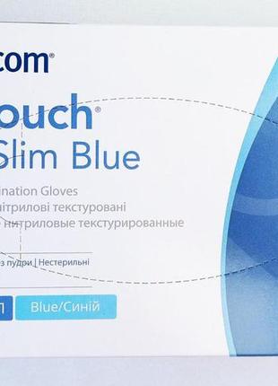 Рукавички нитрилові оглядові текстуровані medicom safe-touch v...