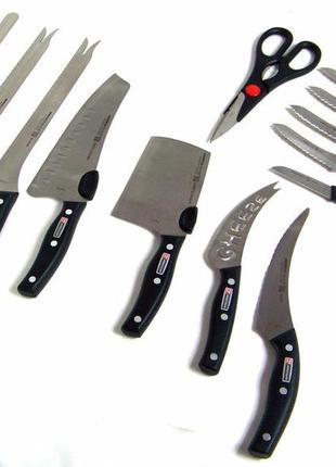 Набір кухонних ножів 13в1 miracle blade4 фото