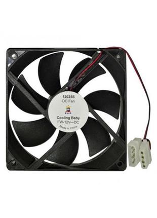 Вентилятор для корпусу cooling baby (12025) 120 mm 4-pin