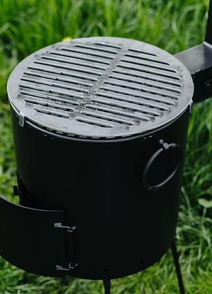 Піч під казан універсальна 30 см + кришка 3