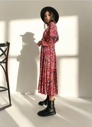 Легкое миди платье2 фото