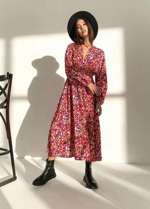 Легкое миди платье5 фото