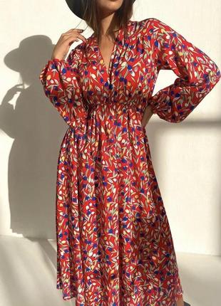 Легкое миди платье4 фото