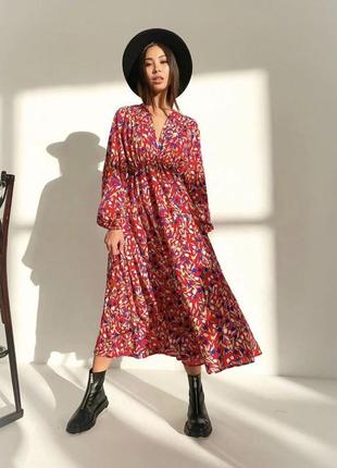 Легкое миди платье3 фото