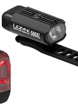Комплект світла lezyne hecto drive 500xl /ktv pro pair (чорний...