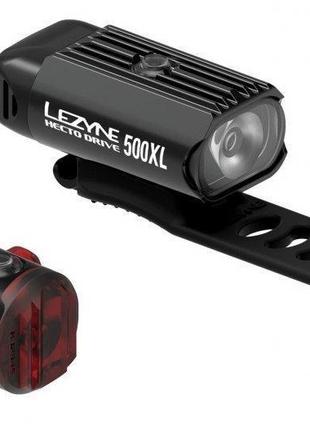 Комплект світла lezyne hecto drive 500xl /femto usb pair (чорн...