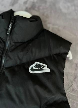 Жилетка nike чоловіча жилетка nike pro чорна жилетки найк безрукавка nike жилетка nike pro жилет nike жилет4 фото