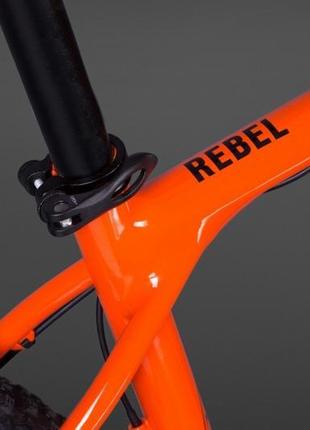 Велосипед 29" pride rebel 9.1 рама - m 2023 чорний (гальма sram)