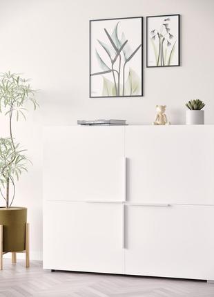 Комод с полками винус лдсп 1000х1200х420 мм  белый