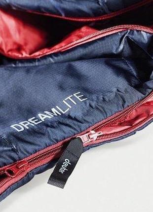 Спальник deuter dreamlite (l, navy-cranberry, лівий)4 фото