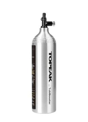 Насос для безкам. topeak tubibooster + co2 inflator (сріблястий)