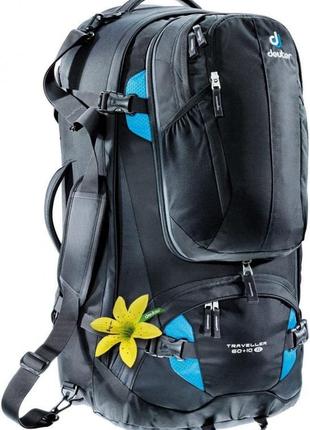 Рюкзак deuter quantum 60+10 sl (black-turquoise)