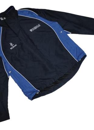 Ветровка мужская демисезонная курточка черно синяя весенняя осенняя плащевка