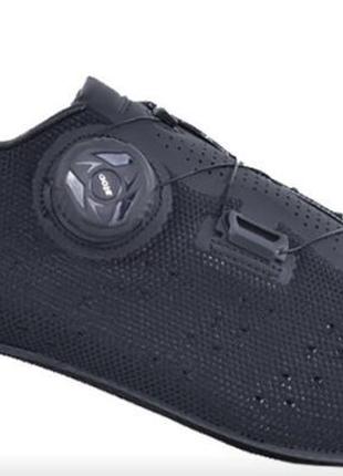 Велосипедні туфлі шосе flr f-xx knit з шкарпетками (44р., чорн...