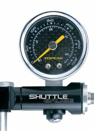 Манометр topeak shuttle gauge аналоговий (чорний)