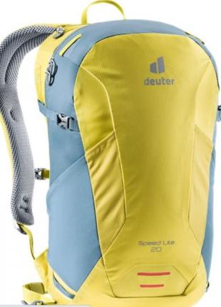 Рюкзак deuter speed lite 20 (greencurry-slateblue)