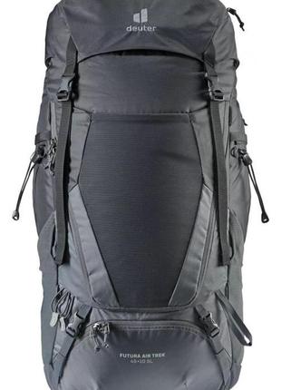 Рюкзак deuter futura air trek 45 + 10 sl (black-graphite)1 фото