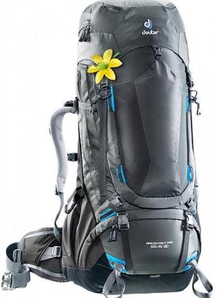 Рюкзак deuter aircontact pro 65 + 15 sl (graphit-black)