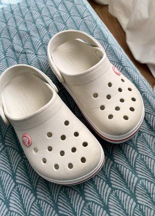 Бежевые crocs c10 27-28 размер
