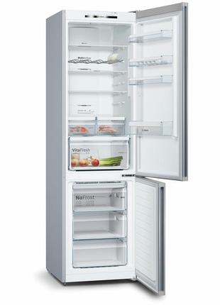 Холодильник з морозильною камерою bosch kgv39vl306