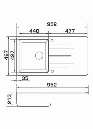 Гранітні мийки granado mora
