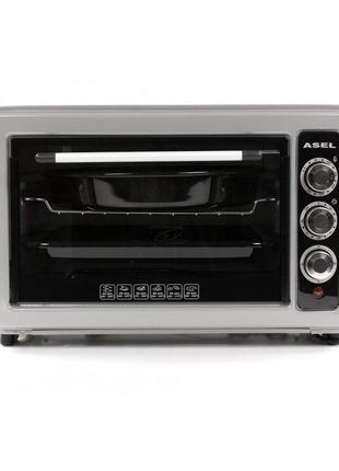 Духовка настільна електрична asel af 33-23 (обсяг 33 літра) сіра