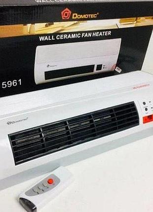 Тепловентилятор настінний domotec ms-5961 2000 вт