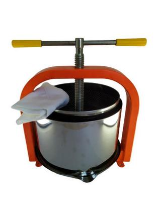 Прес для соку 25 л механічний c сорочкою лан