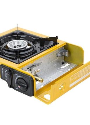 Портативна газова плита сушеф одноконфорна з п’єзоподільом і п...