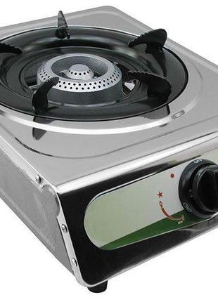 Газова плита superplast ca-gs38 (1 конфорка,нержавіюча сталь,п...