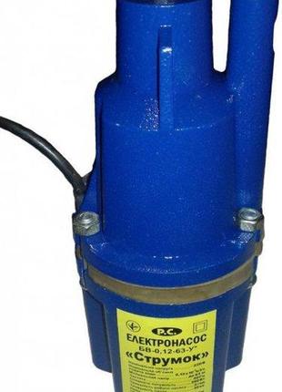 Вібраційний насос струмок (одноклапанный,мідь,верхній забір води)