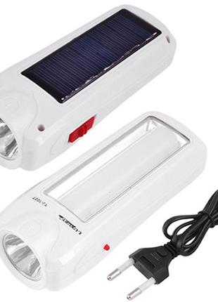 Ліхтар світлодіодний акумуляторний luxury (yajia) 1027 t, 1w+9...