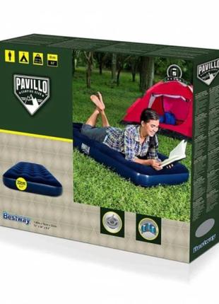 Надувний матрац bestway флокированний 185х76х22 см (67000)