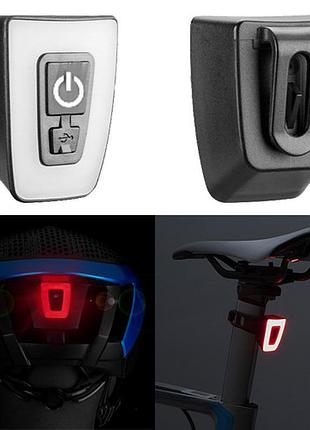 Ліхтар велосипедний габаритний t11-15led, зу micro usb, вбудов...