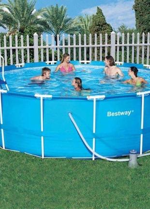 Каркасний басейн 56100 ( 56438) , 457 x 122 см сходи, фільтр н...