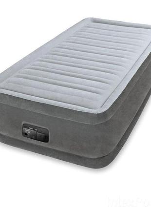 Надувне ліжко intex 64412, 99 х 191 х 46 см, вбудований електр...