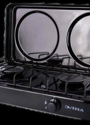 Газова плита двоконфорочна елна пг2-н з кришкою