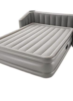 Надувне ліжко bestway 67620, 196 х 233 х 43 (80) см, вбудовани...