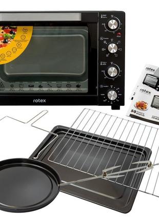 Духовка настільна електрична rotex rot650-b (60л)