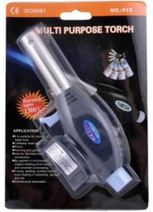 Пальник з п'єзопідпалом для газового балона maxsun 220г №915