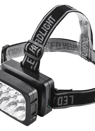 Ліхтар налобний luxury 1837-12led (yajia)